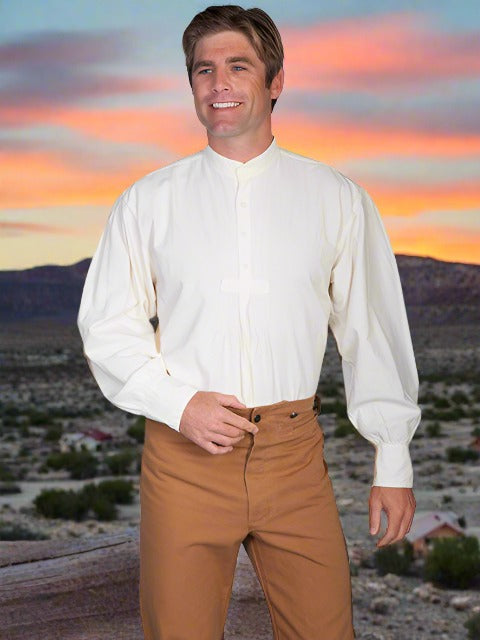 19th Century Style Shirt by Scully Rangewear in 2 Color Choices in Size S, M, L, XL, 2X, 3X, or 4X