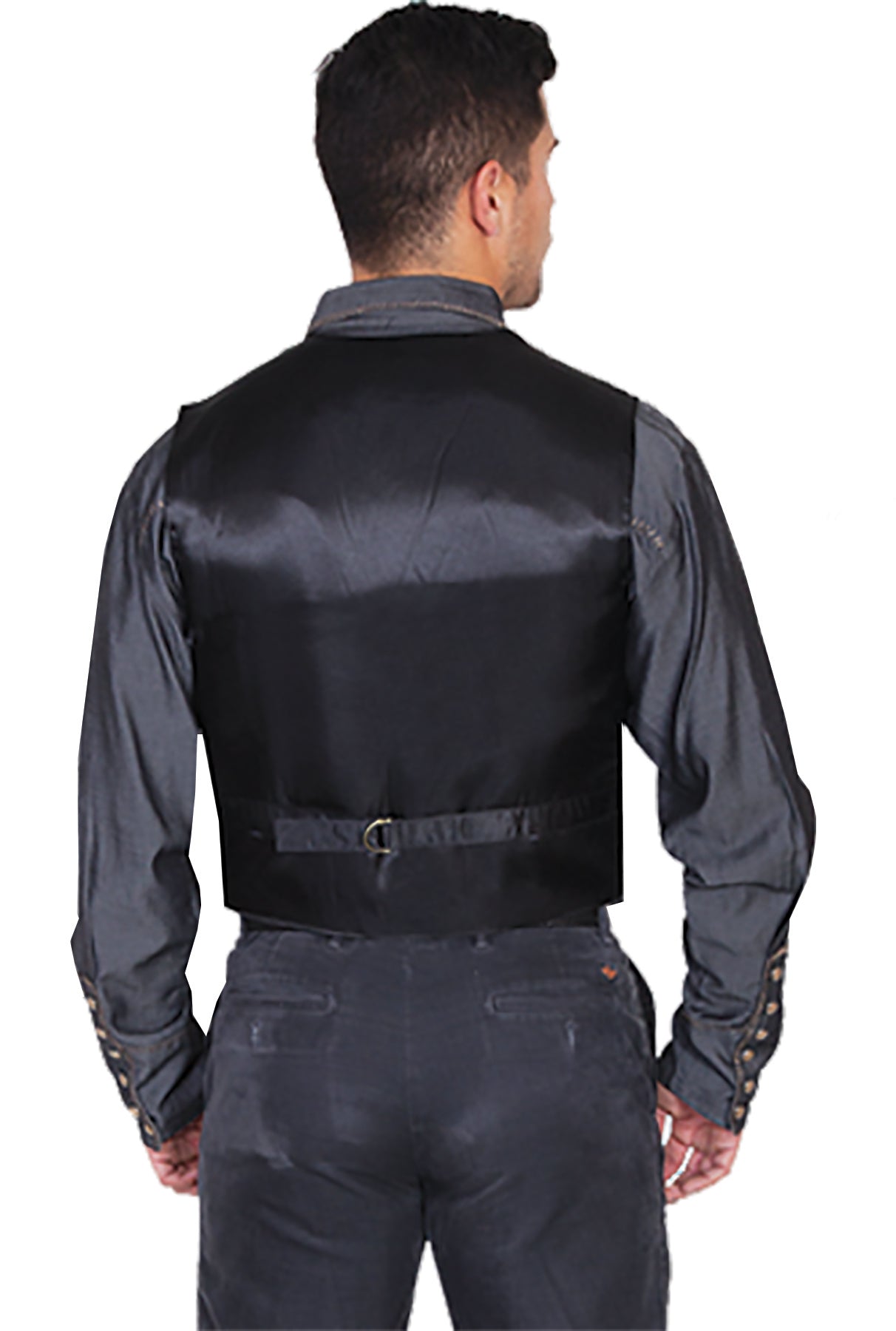 Boar Suede Snap Front Vest