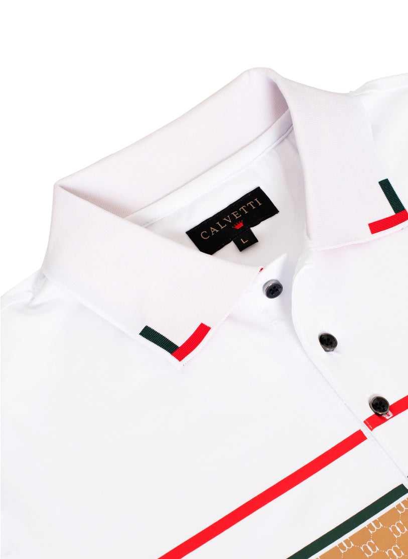 Calvetti Polo Golf Shirt for Men in Size M, L, XL, 2XL