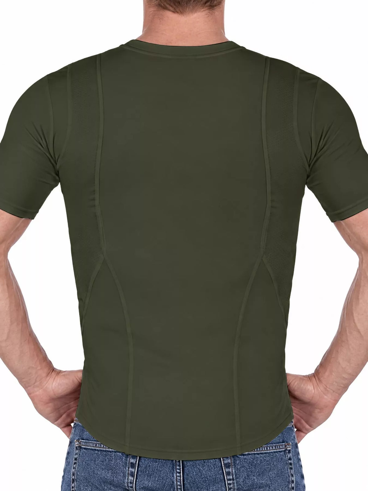 Men's Full Size Short Sleeve Active T-Shirt Plus Size