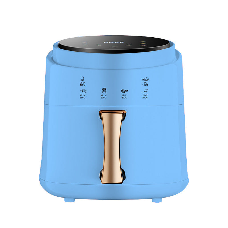 Air Fryer Large Capacity 6L 8L Intelligent Electric Fryer Blue US