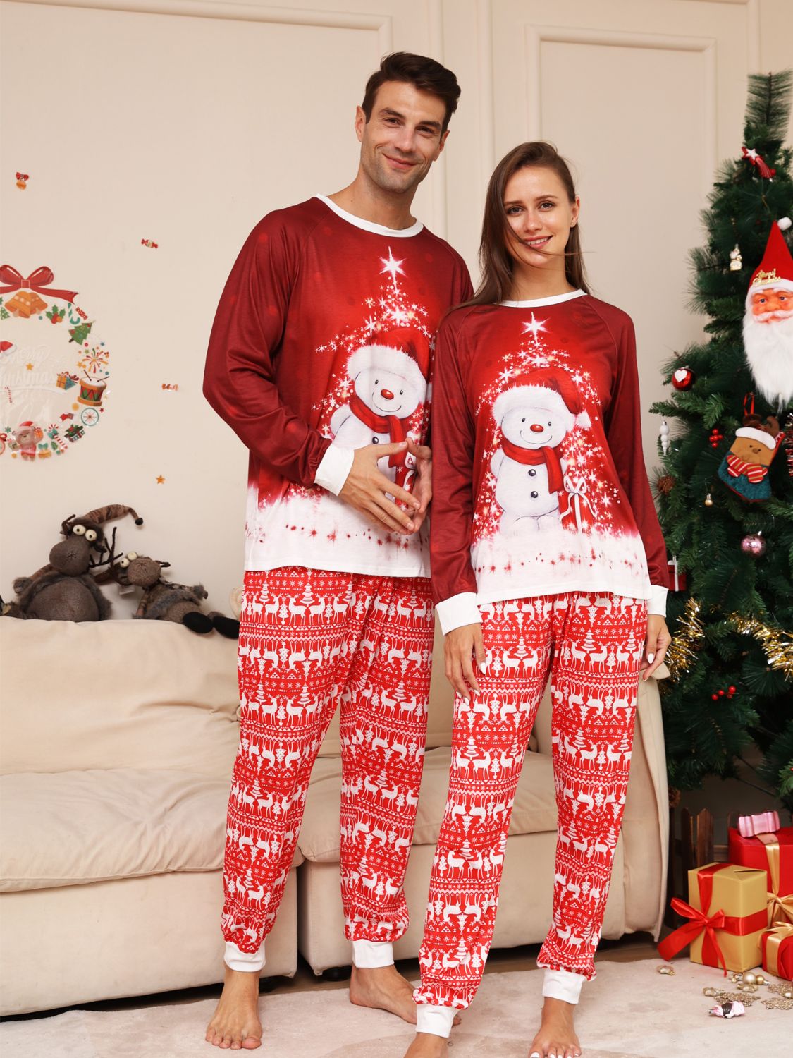 Snowman Top and Pants Set