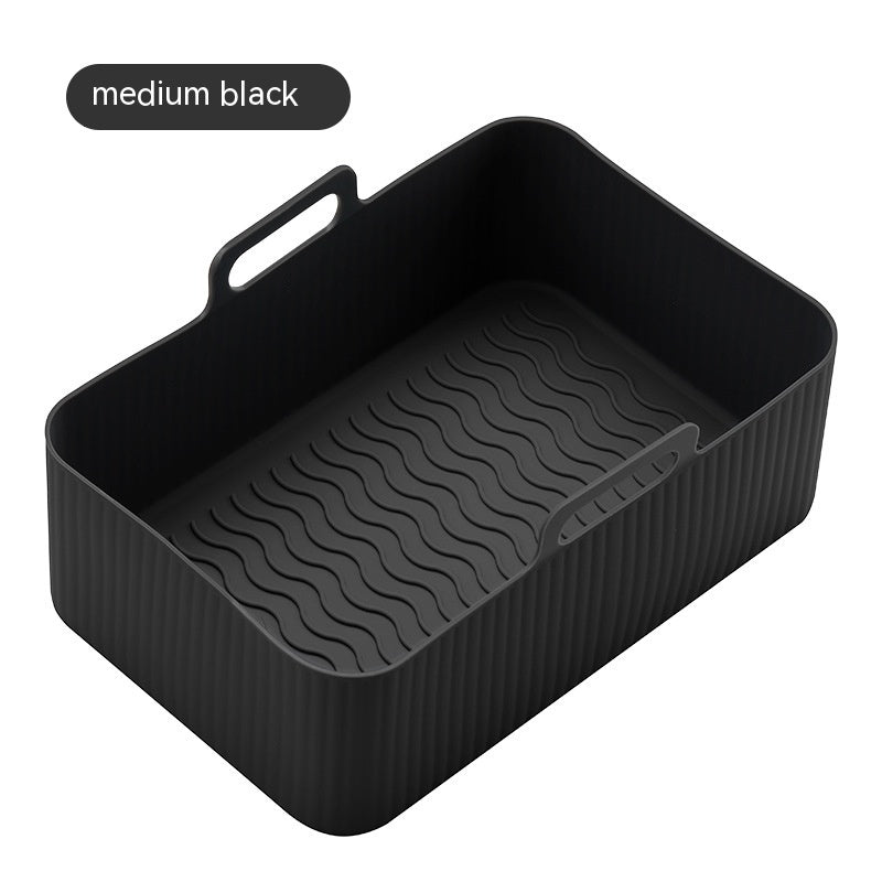 Air Fryer Silicone Tray Medium Black