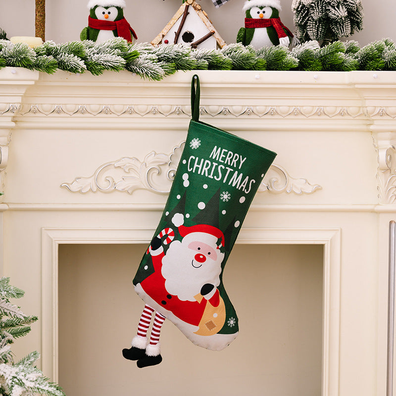 Printed Christmas Stocking Hanging Widget Style A One Size