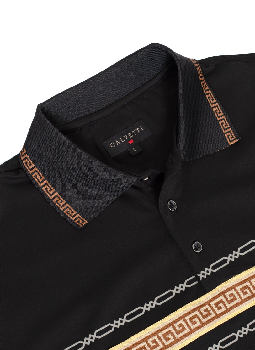 Calvetti Polo Golf Shirt for Men in Size M, L, XL, 2XL