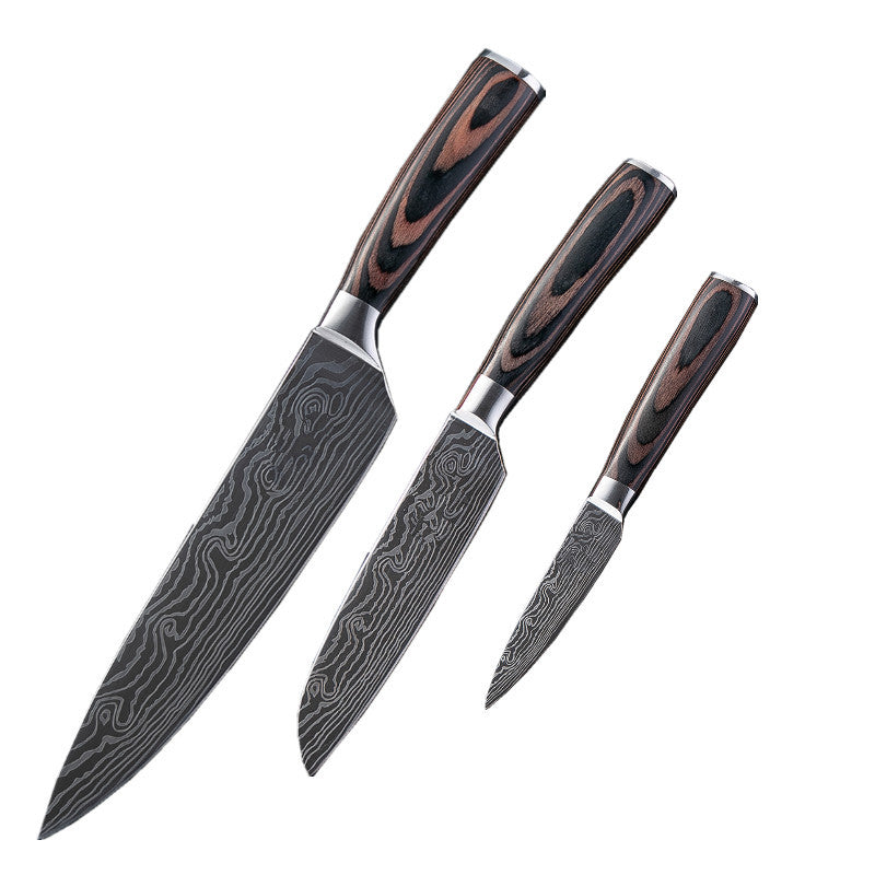 Chef Knives Kitchen Knives Cleaver Slicing Knives 3PCS