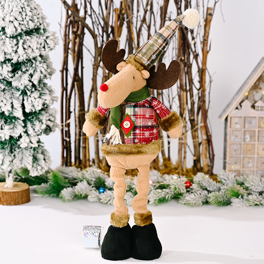 Christmas Telescopic Leg Doll Reindeer One Size