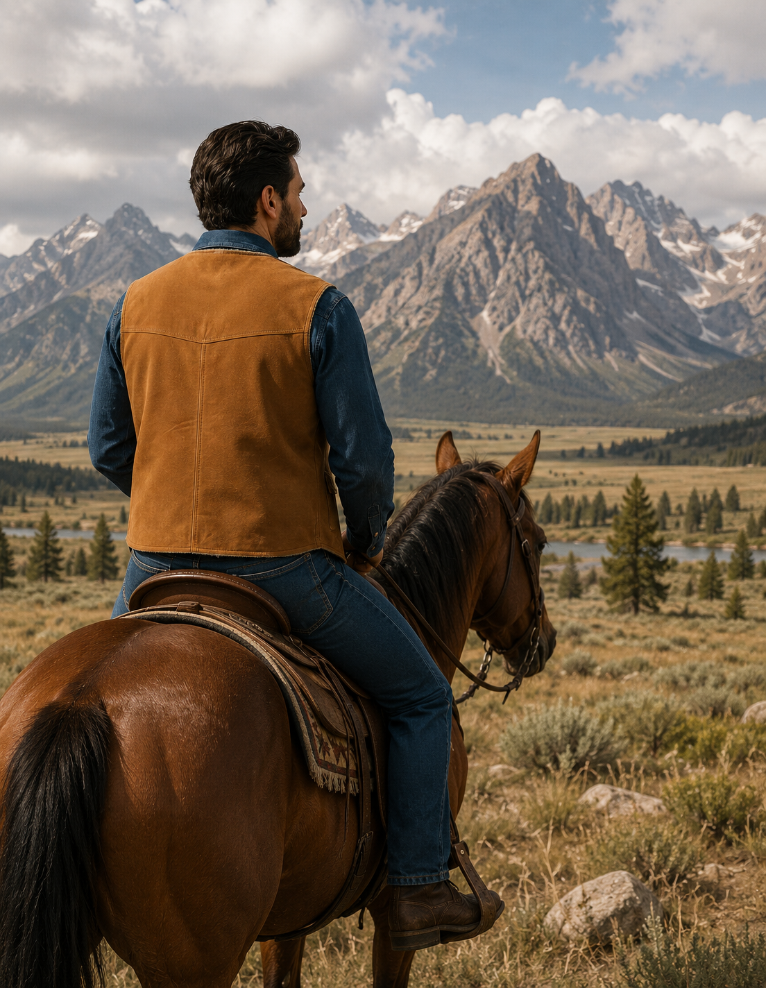 Boar Suede Hunting Vest