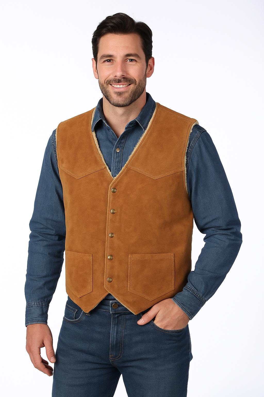 Boar Suede Hunting Vest