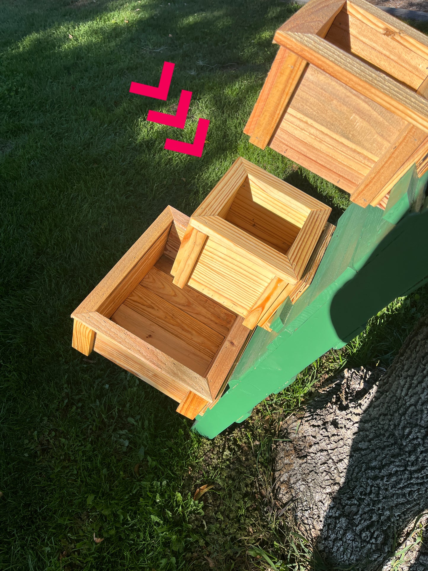 Handcrafted Small Planter Featuring a French Cleat Mounting System
