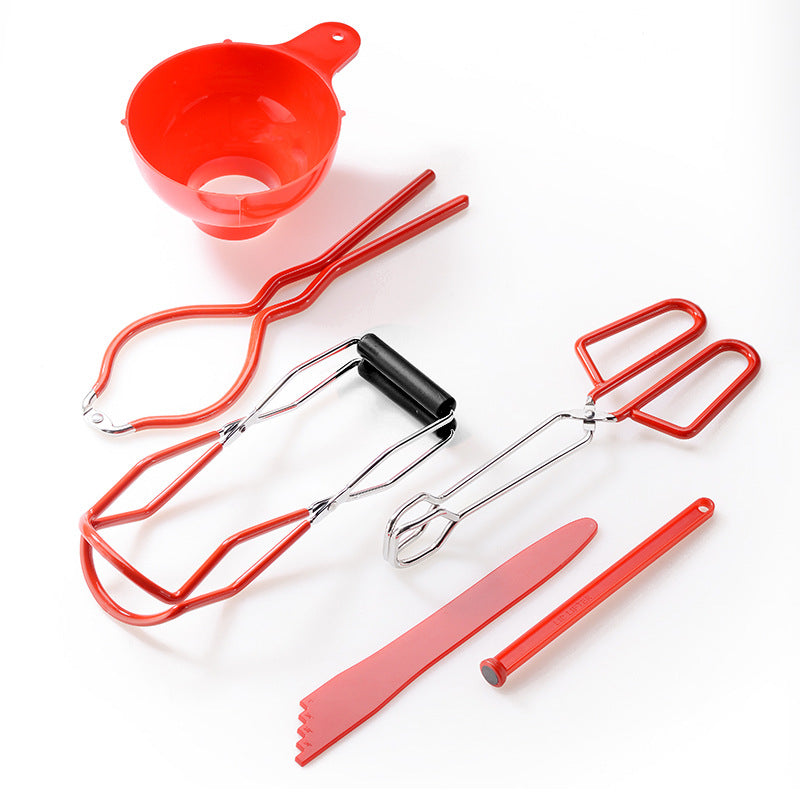 Jam Making Kitchen 6-Piece Anti-Scald Canning Clamp Set