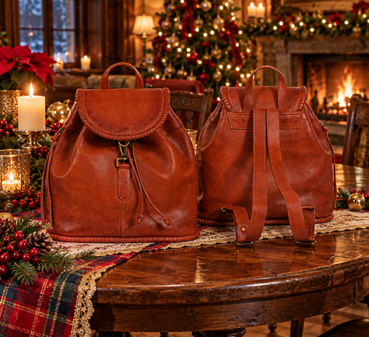 Leather Backpack by Scully