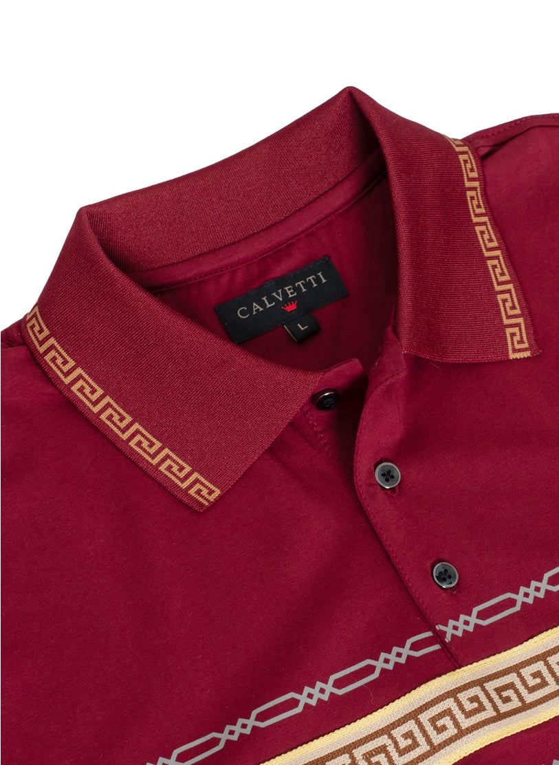 Calvetti Polo Golf Shirt for Men in Size M, L, XL, 2XL