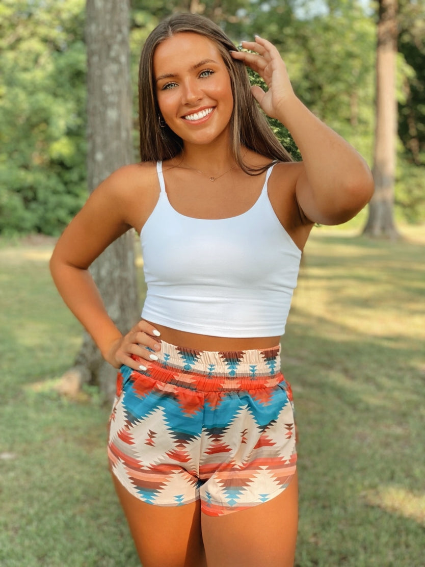 Aztec Shorts by Front Porch Label in Size XS, S, M, or L