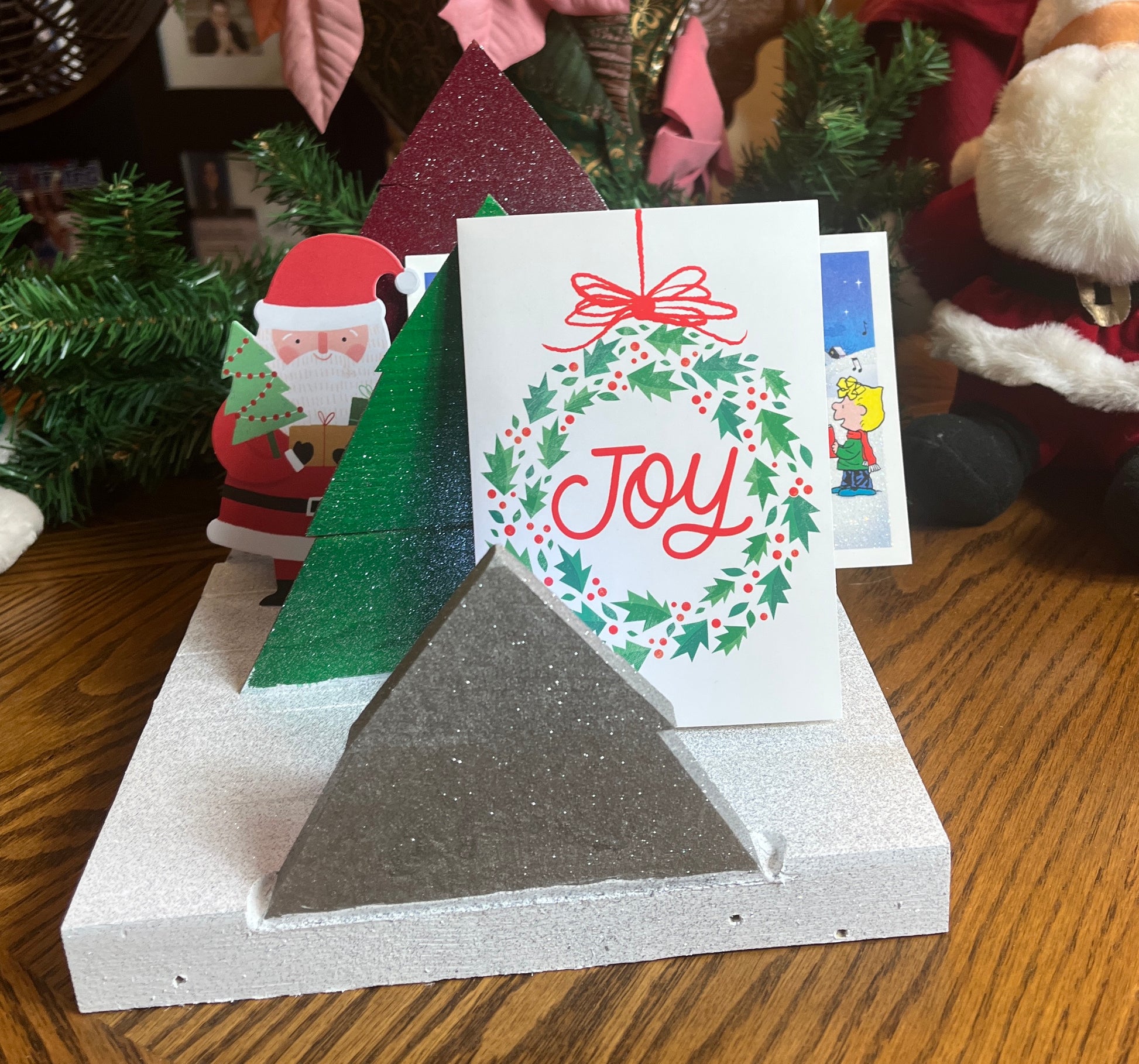 🎄 Christmas Trees Table Centerpiece and Holiday Card Holder 🎄