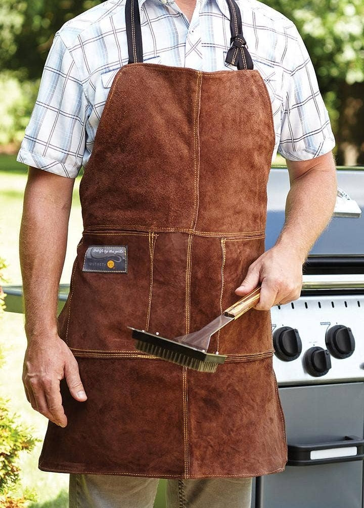 Leather Grill Apron