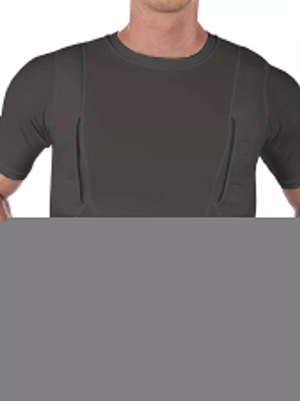 Men's Full Size Short Sleeve Active T-Shirt Plus Size Dark Gray