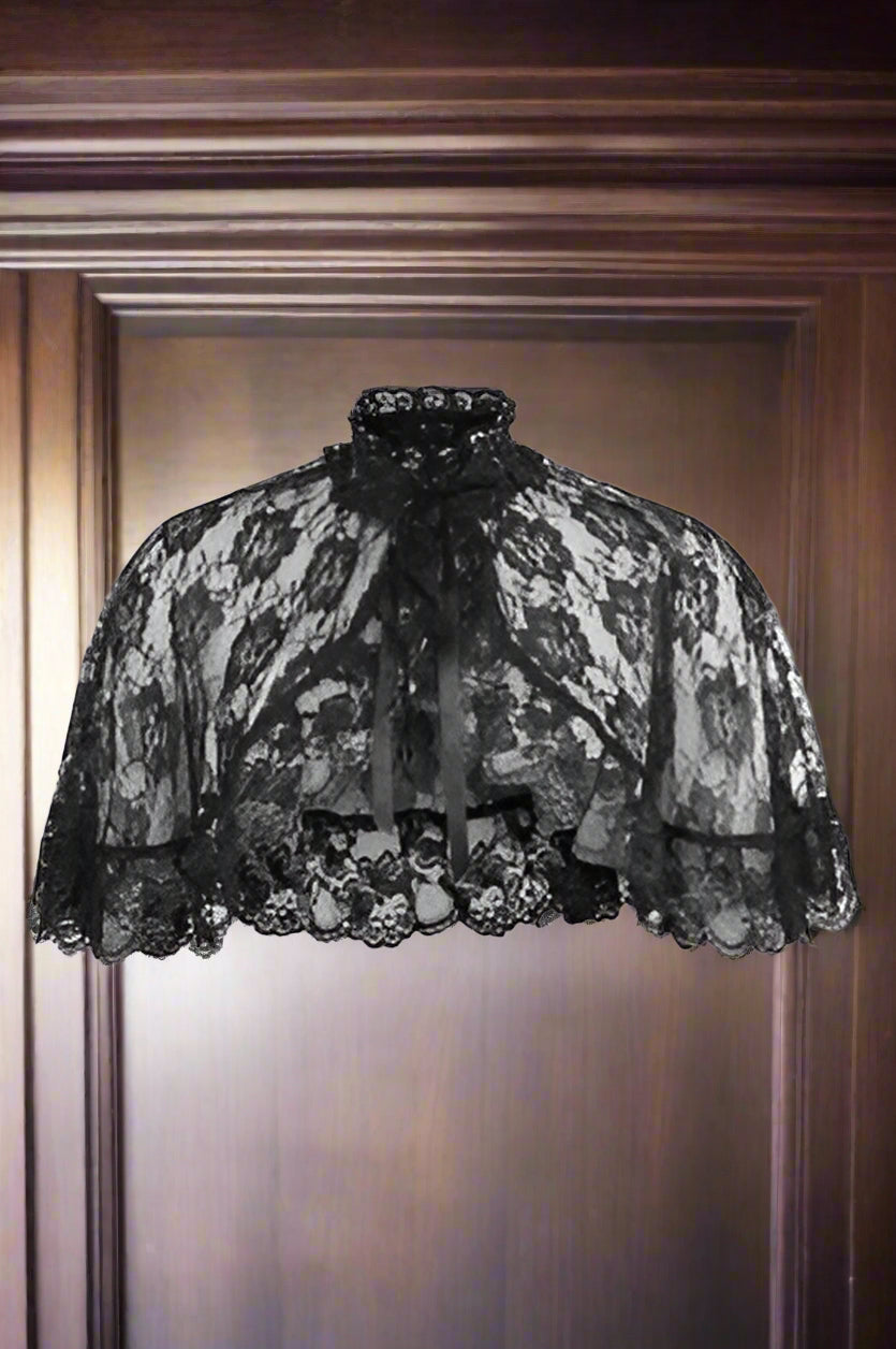 Black Lace Cape