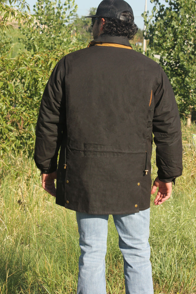 Yellowstone Ranchwear Men's Oilskin Jacket in Size M, L, or XL