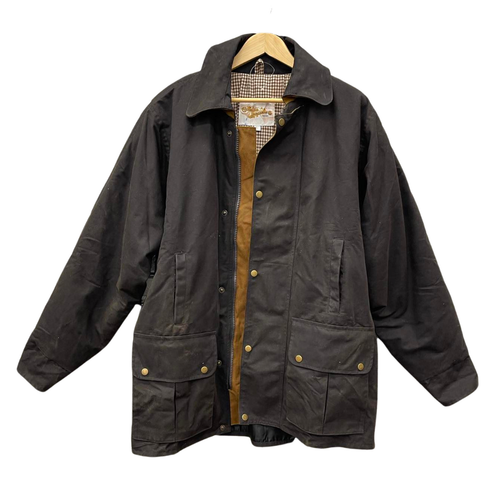 Yellowstone Ranchwear Men's Oilskin Jacket in Size M, L, or XL