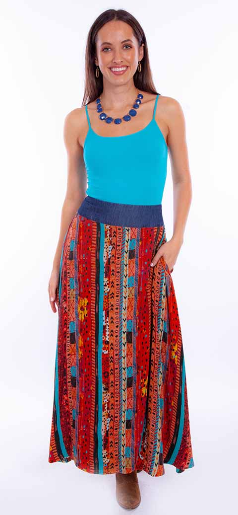 Santa Fe Skirt by Scully Honey Creek in Size S, M, L, XL, or 2X