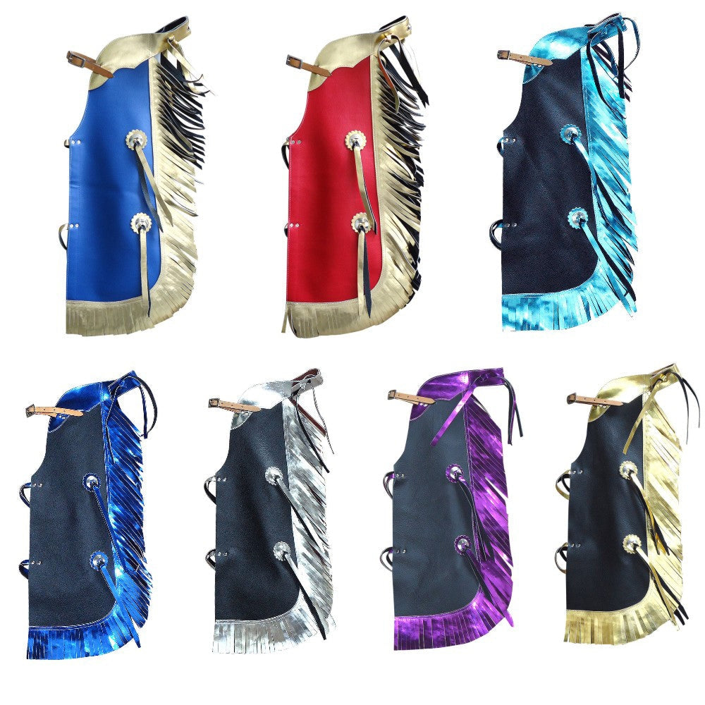 Faux Leather Kids Chaps in 7 Color Choices in One Size