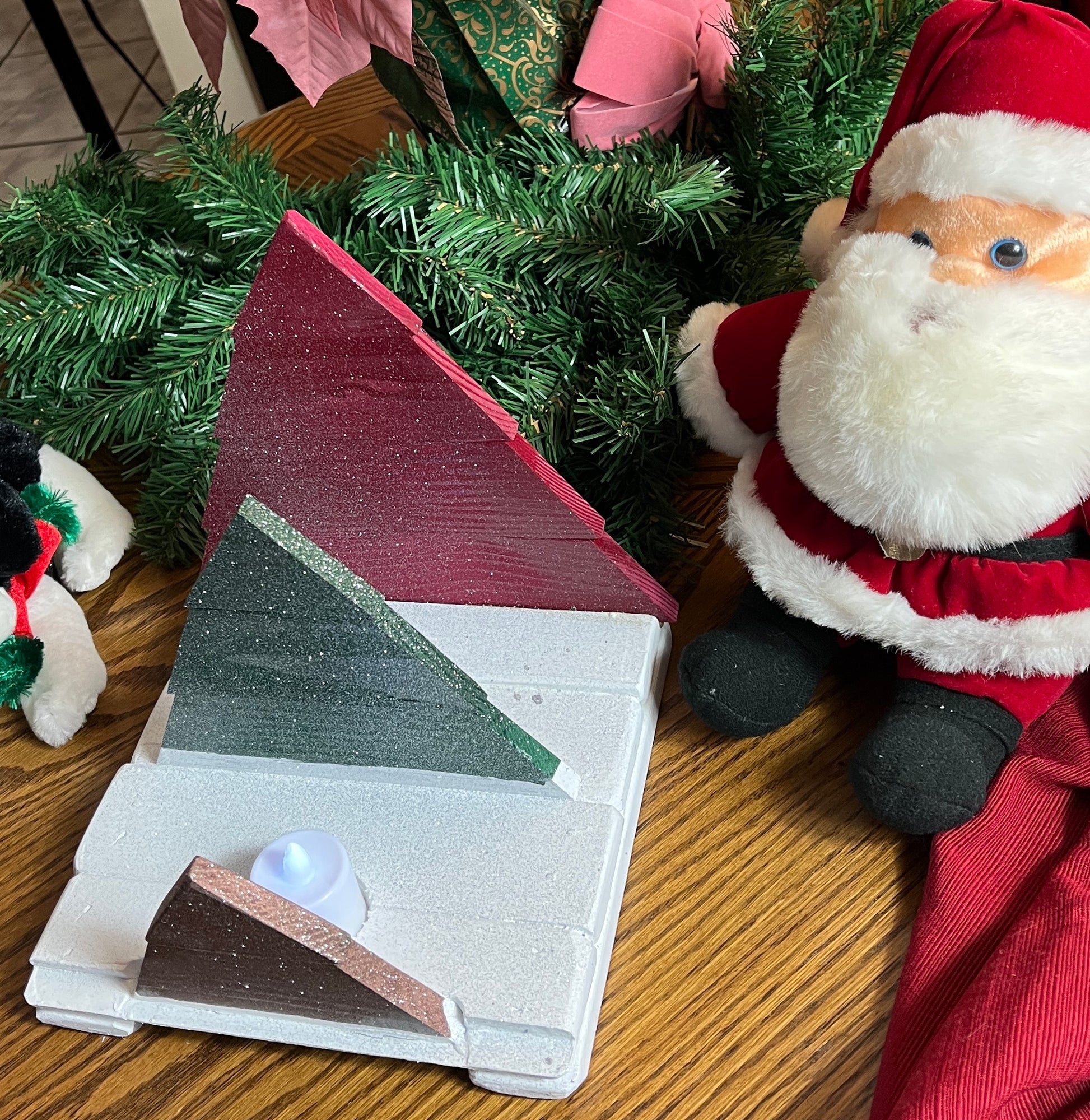 🎄 Christmas Trees Holiday Table Centerpiece and Christmas Card Holder 🎄