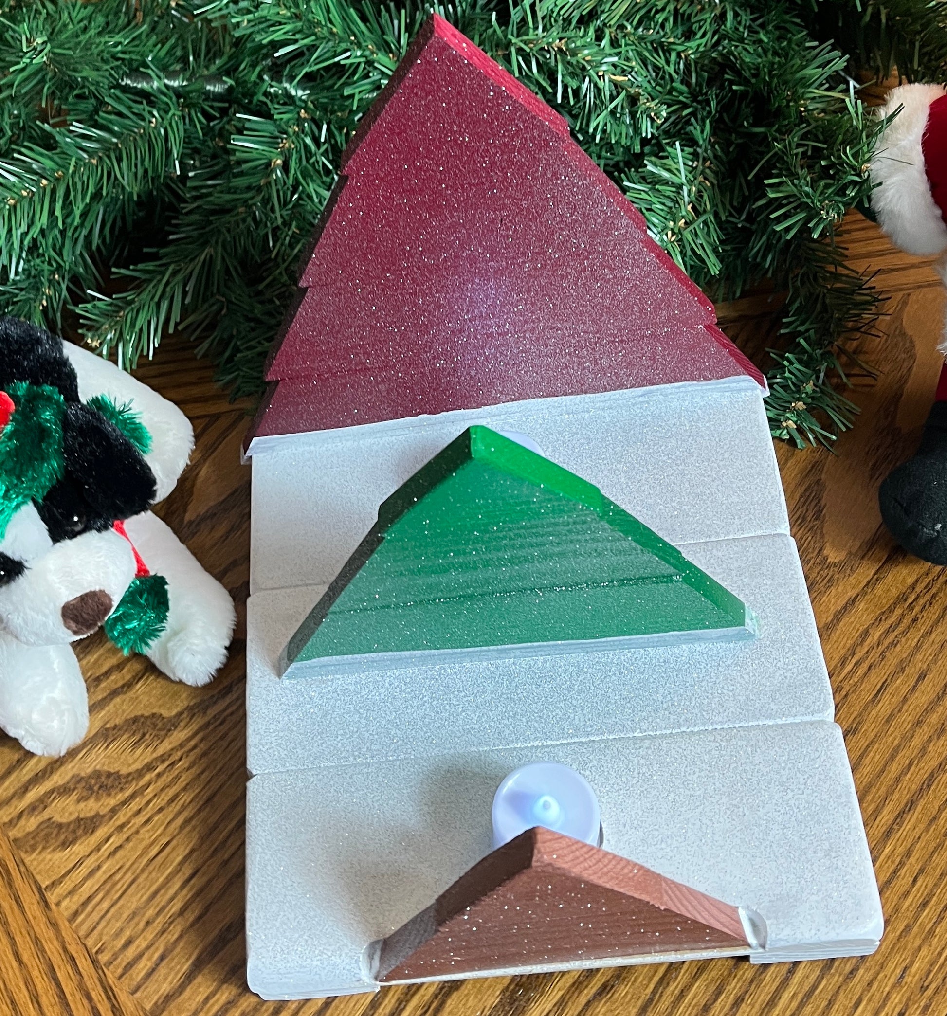 🎄 Christmas Trees Holiday Table Centerpiece and Holiday Card Holder 🎄