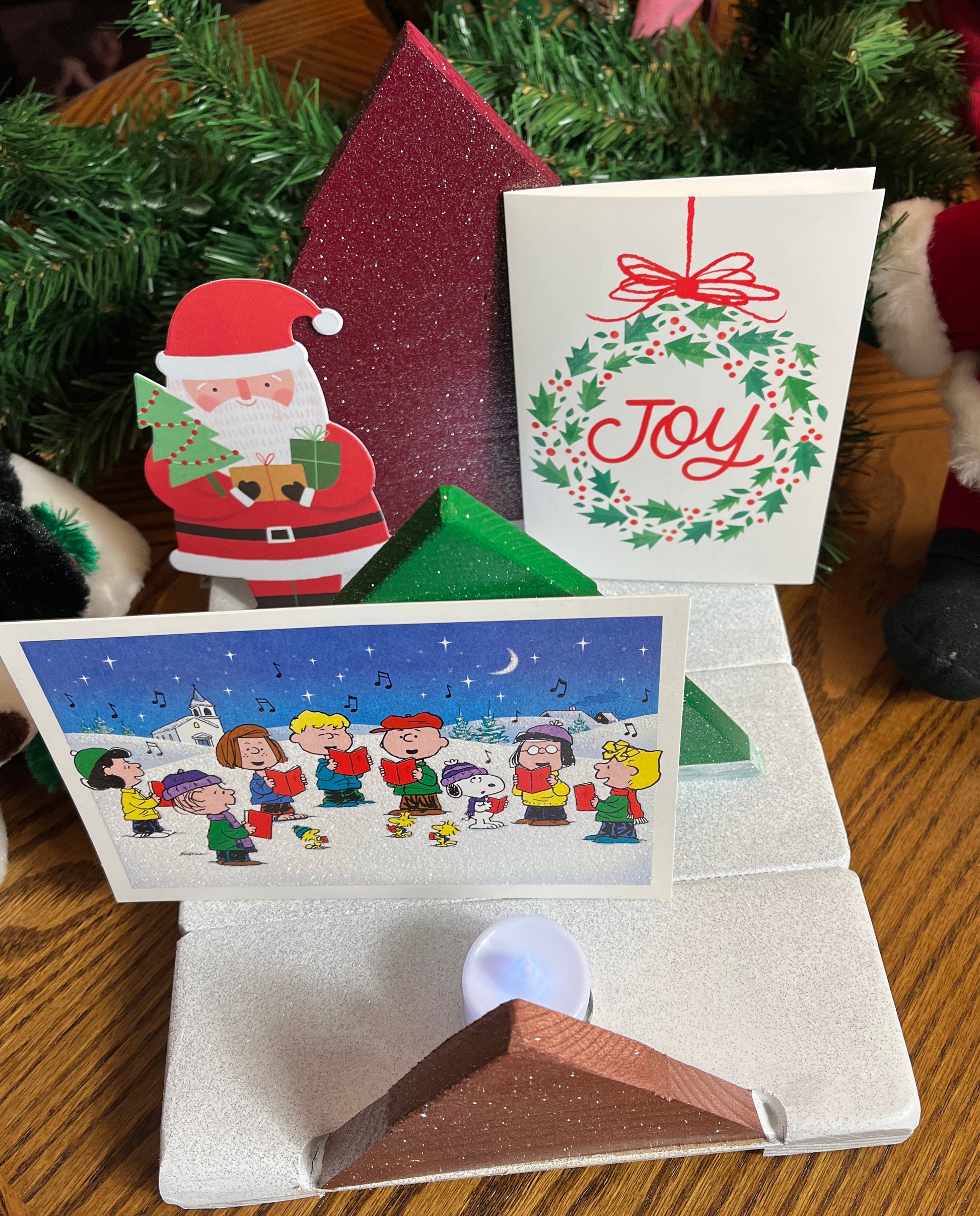 🎄 Christmas Trees Holiday Table Centerpiece and Holiday Card Holder 🎄