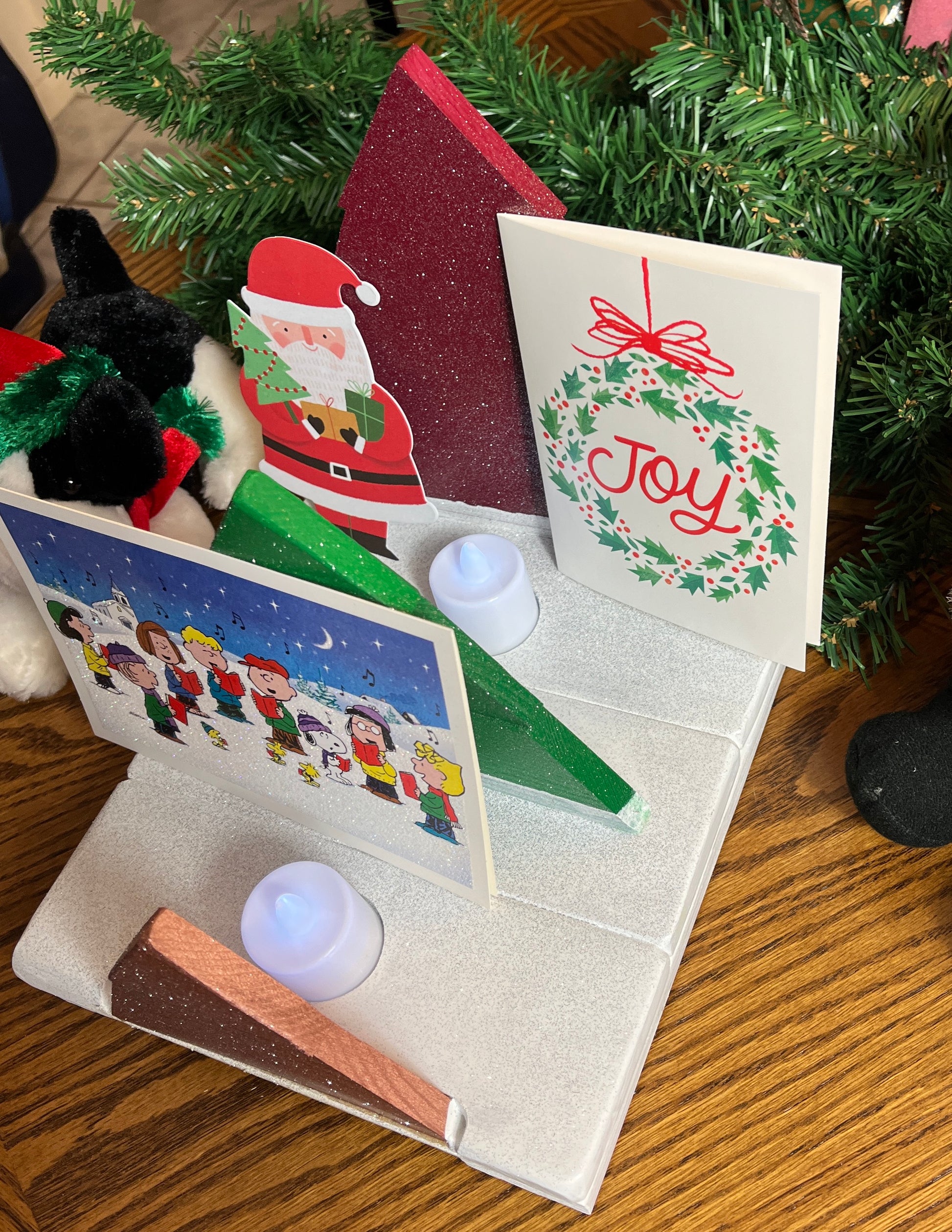 🎄 Christmas Trees Holiday Table Centerpiece and Holiday Card Holder 🎄