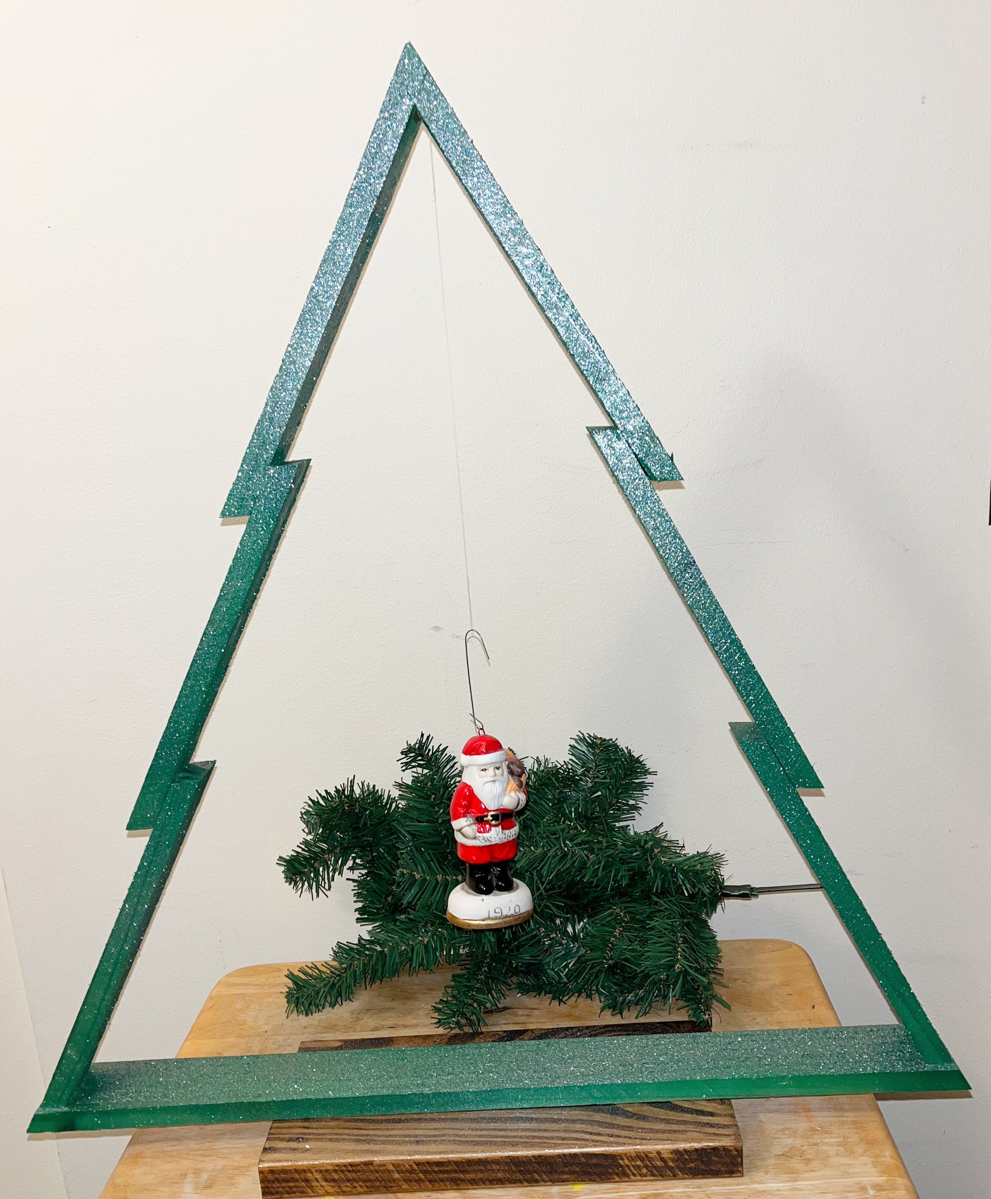 Large Wooden Christmas Tree