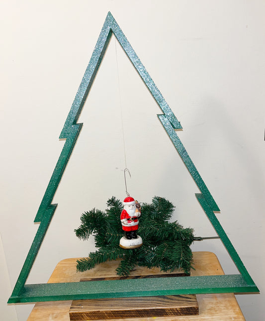 Large Wooden Christmas Tree