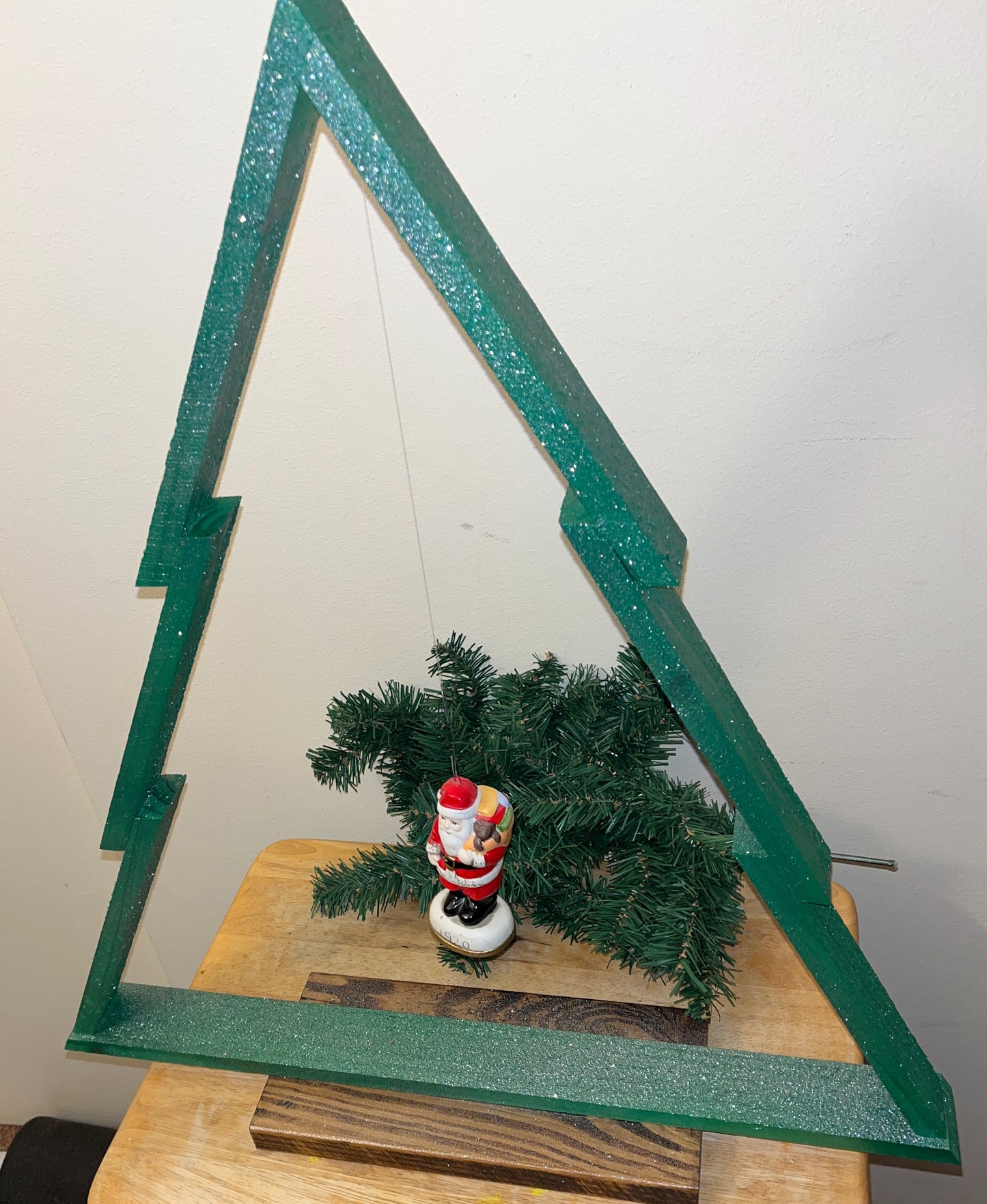 Large Wooden Christmas Tree