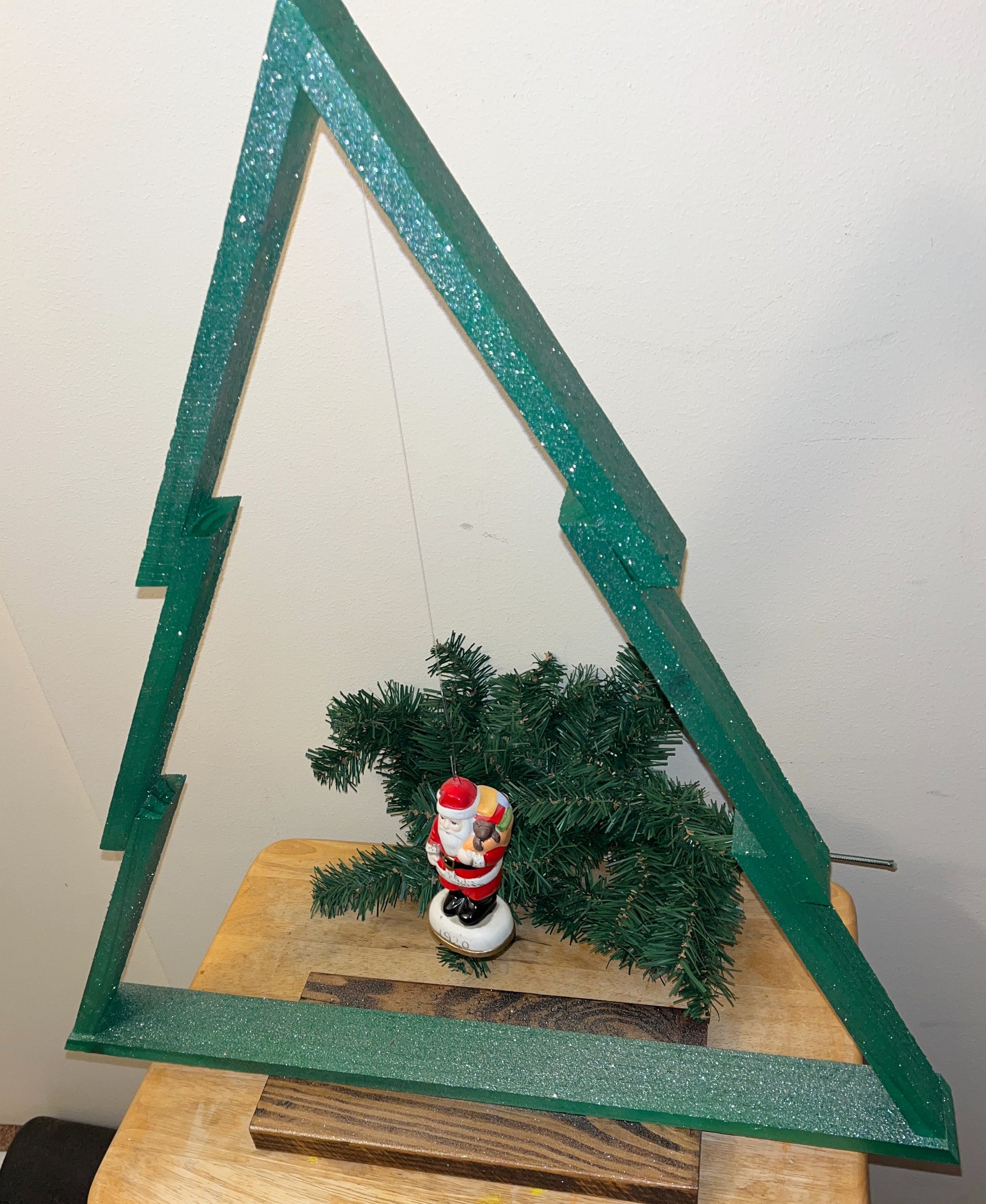 Large Wooden Christmas Tree