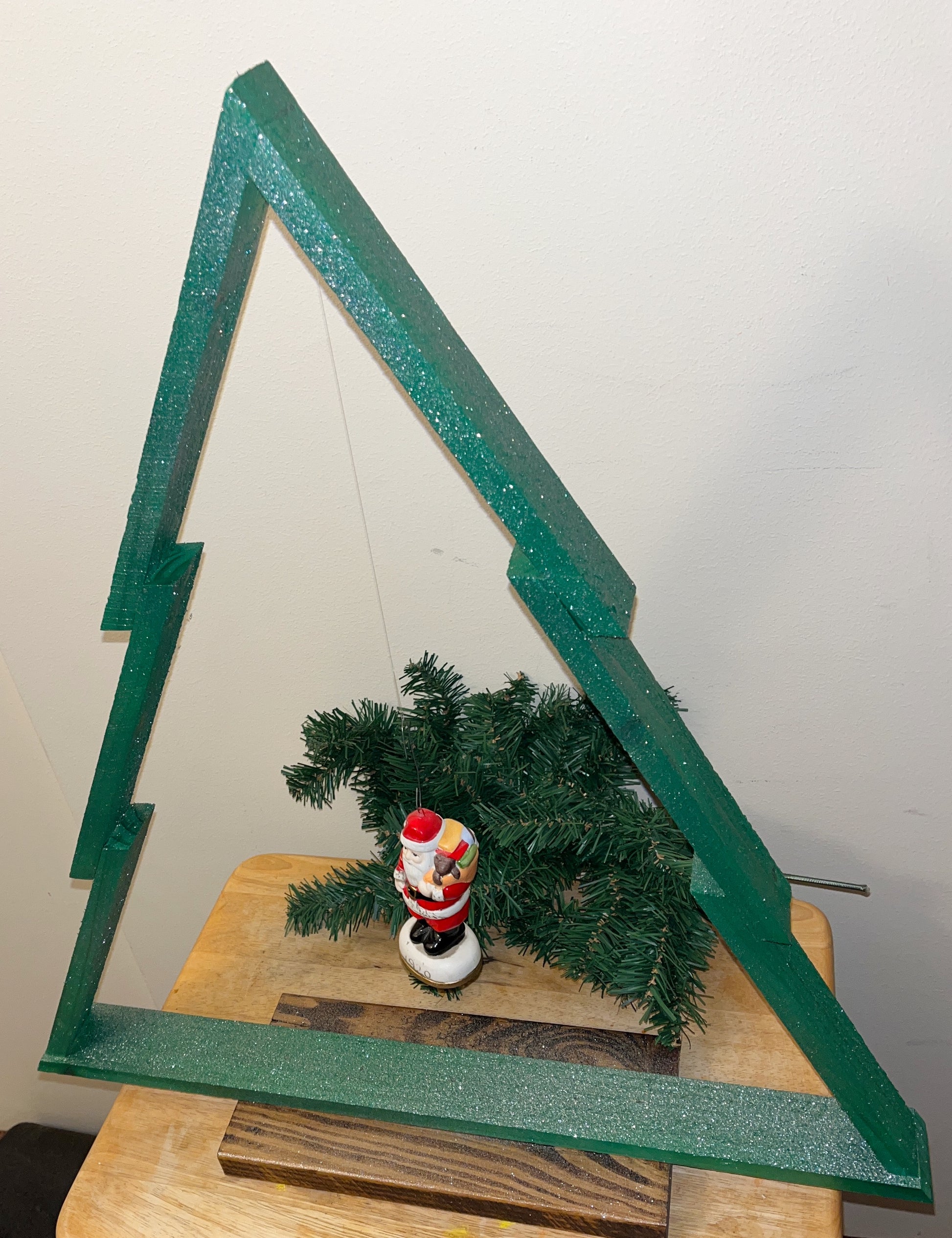 Large Wooden Christmas Tree
