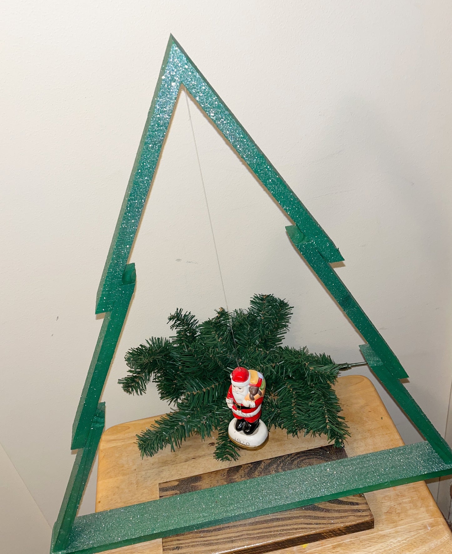 Large Wooden Christmas Tree