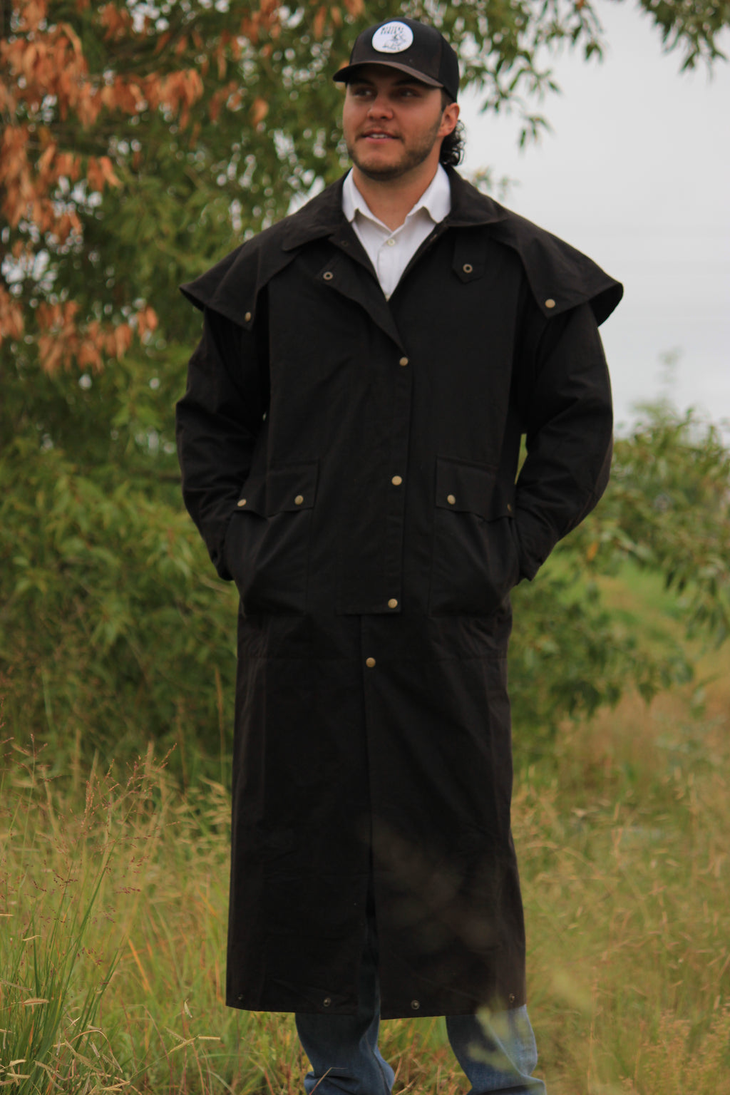 Yellowstone Ranchwear Full Length Oilskin Duster