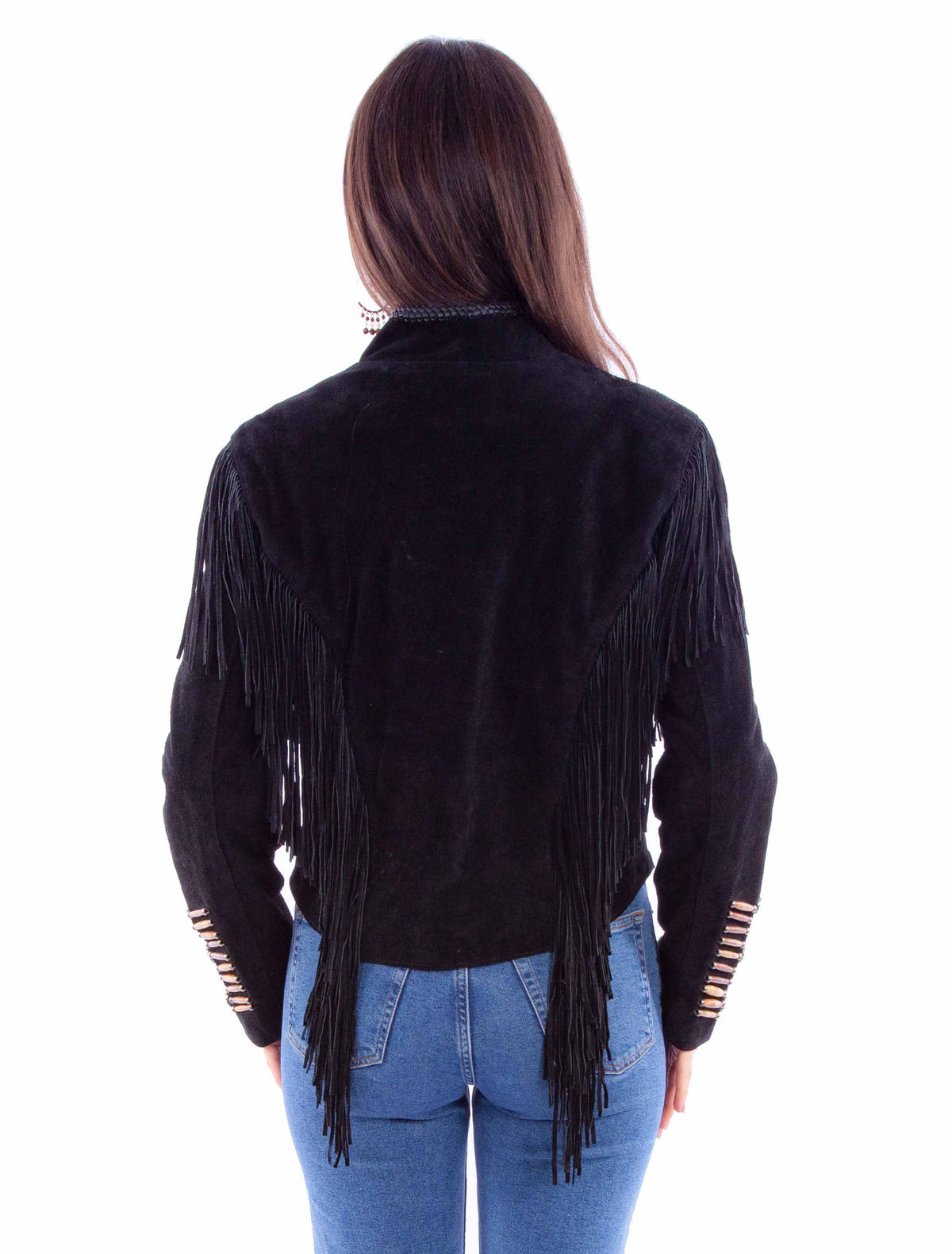 Rich Suede Jacket with Beautiful Fringe