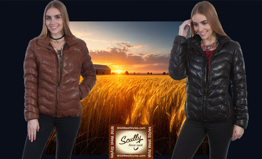 Butter Soft Genuine Leather Puffer Style Jacket