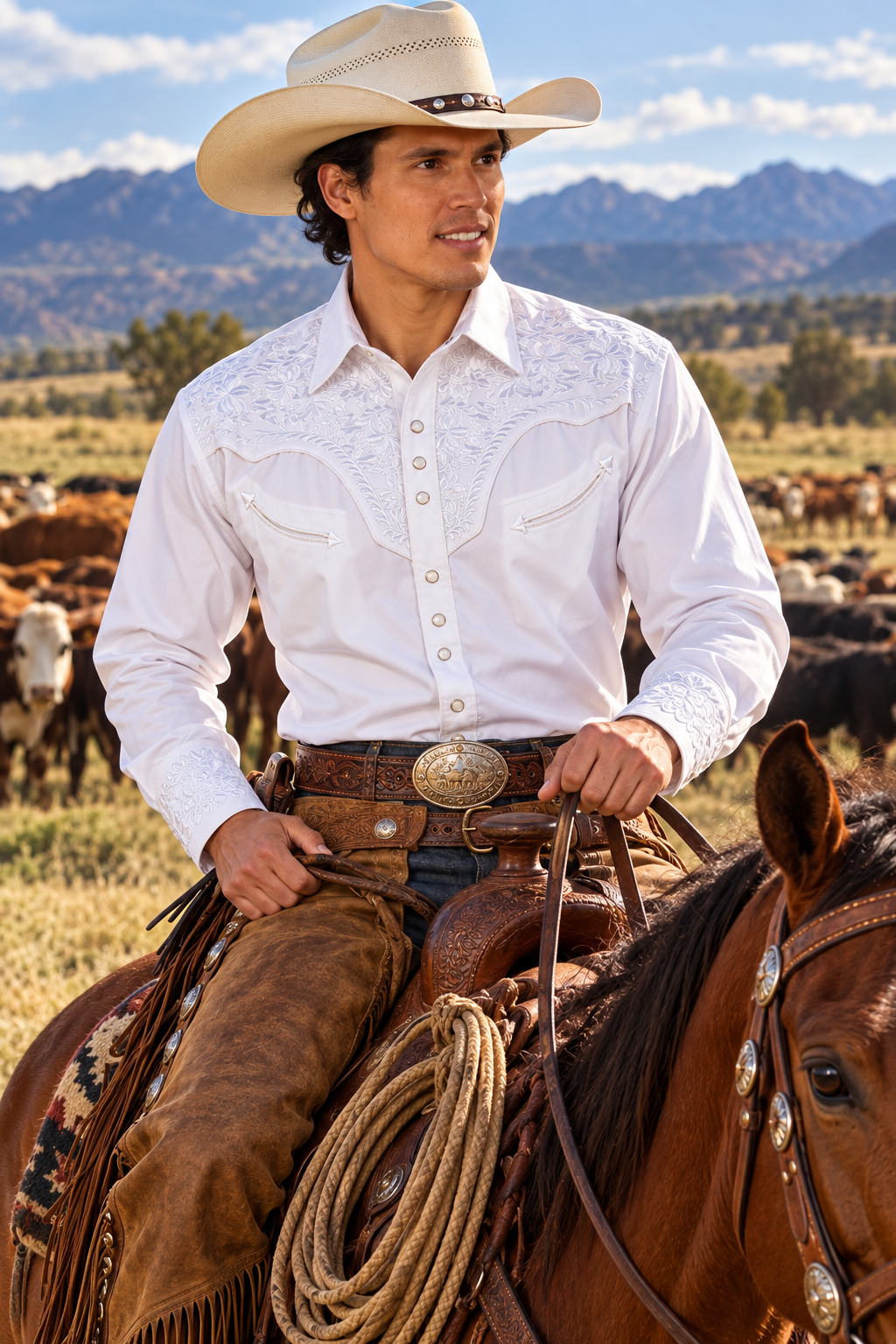White Cloud Western Shirt