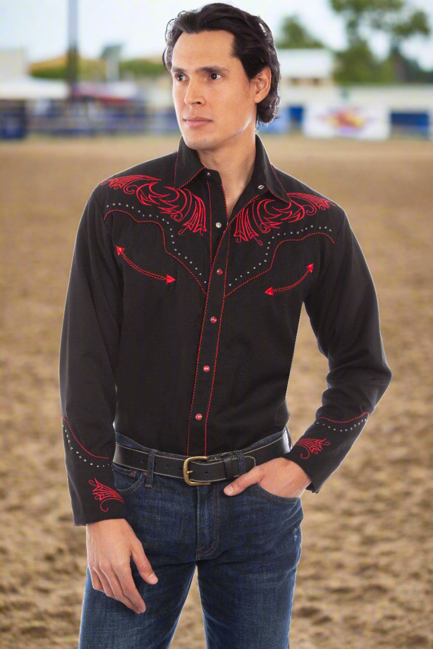 Legendary Scully Long Sleeve Cowboy Shirt in Size S, M, L, XL, 2XL, 3XL, 4XL