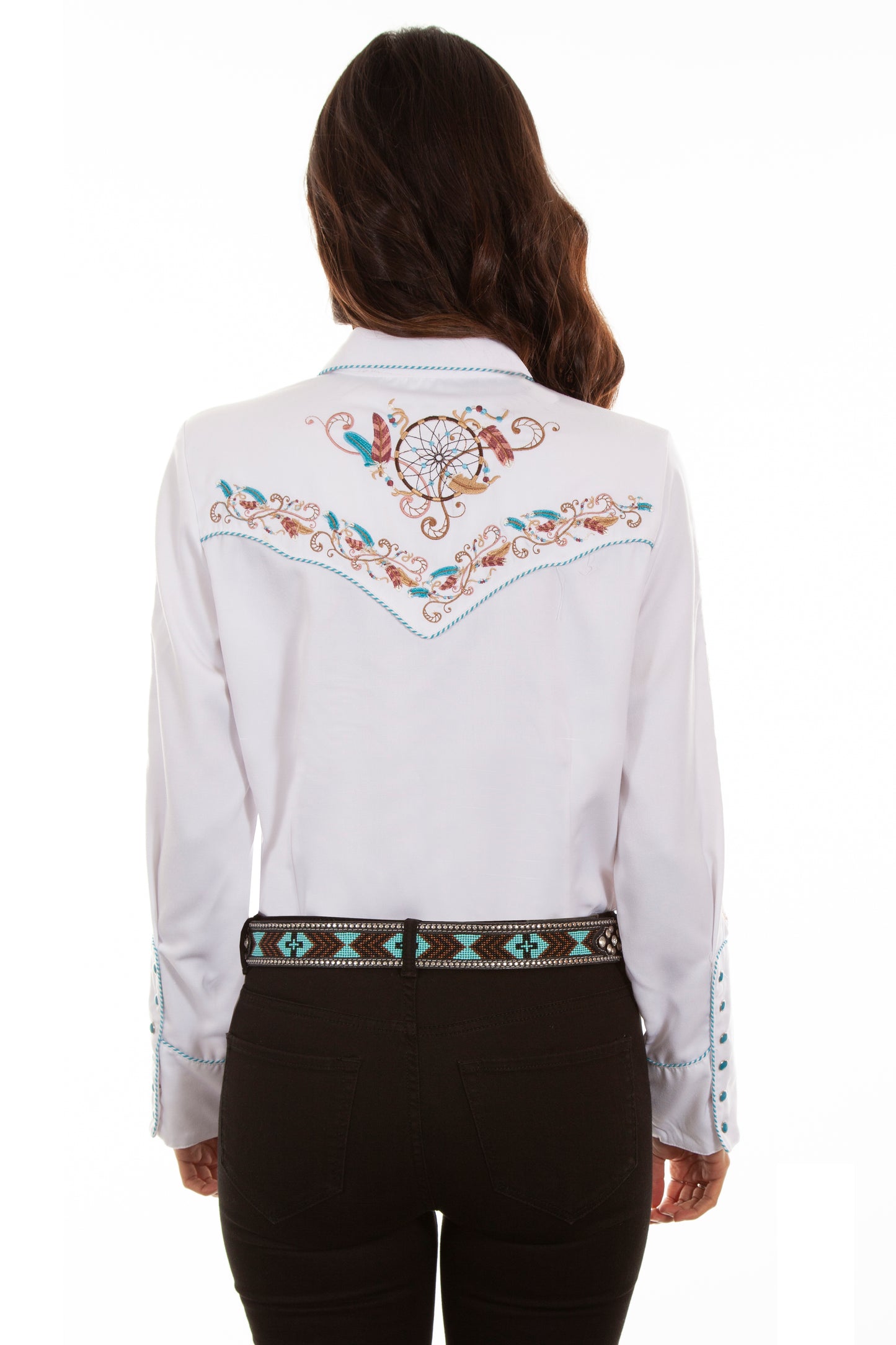 Comanche Dreams Embroidered Western Shirt by Scully in Size XS, S, M, L, XL, or XXL