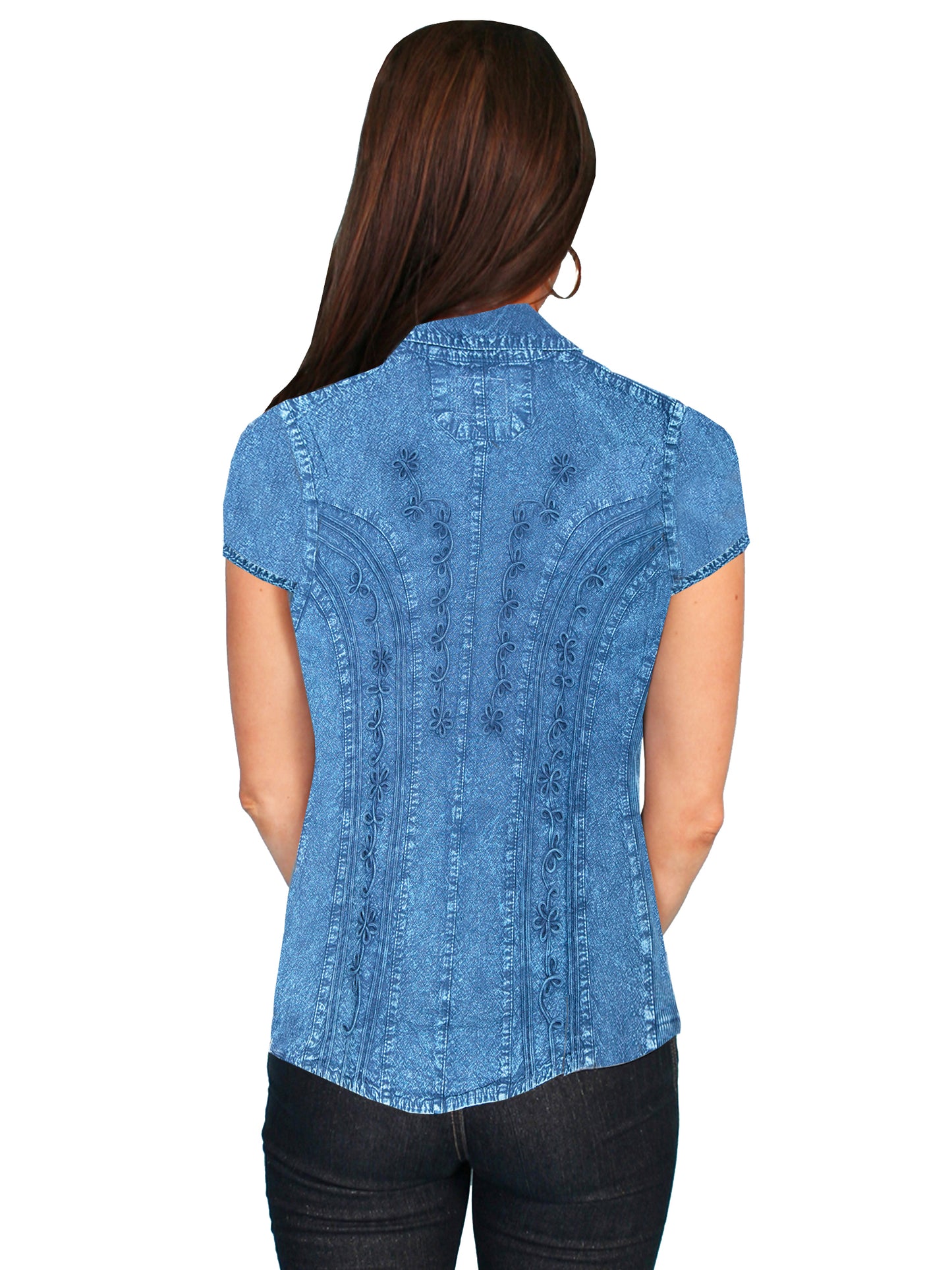 Floral Vine Soutache Blouse