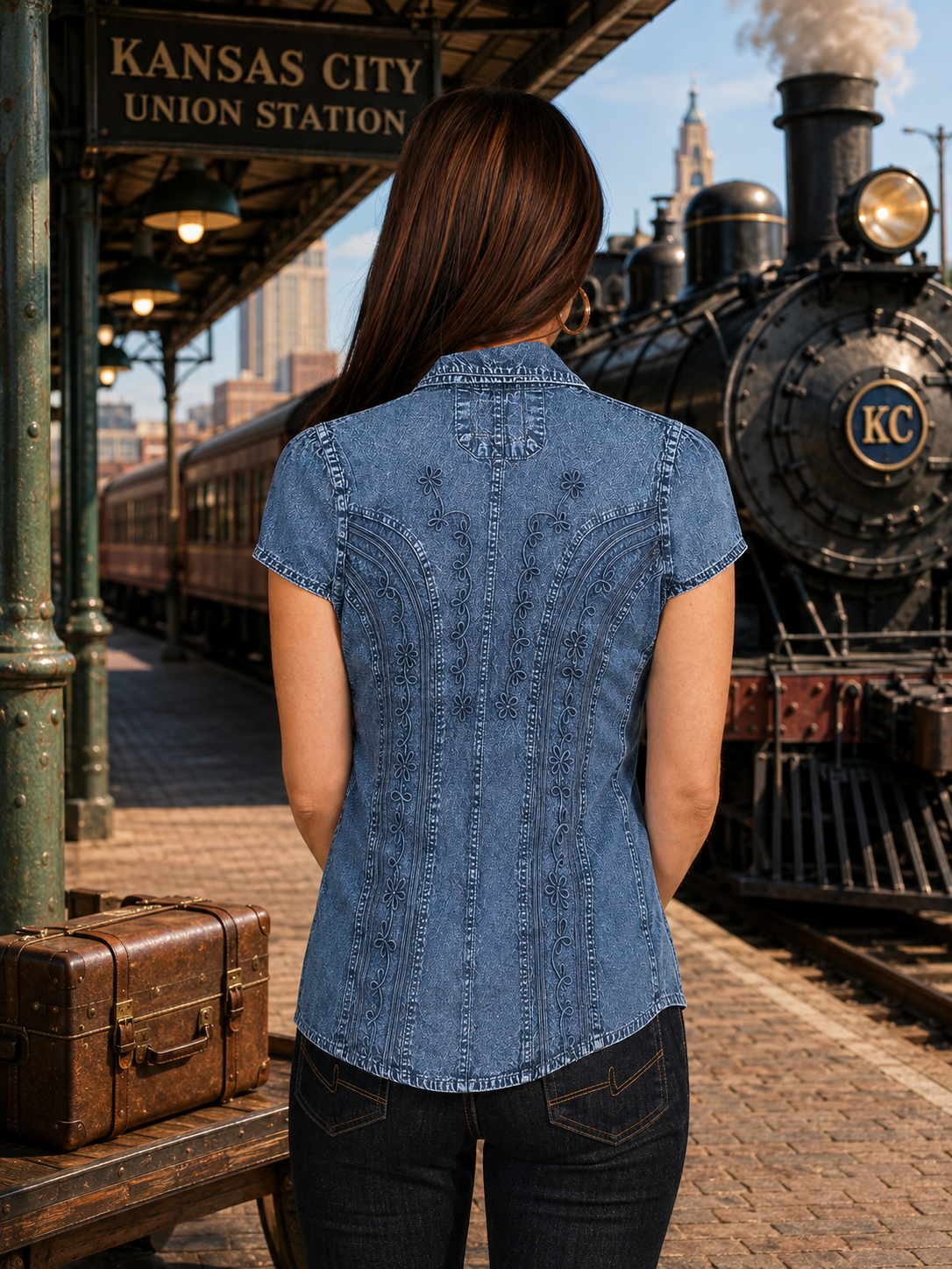 Floral Vine Soutache Blouse