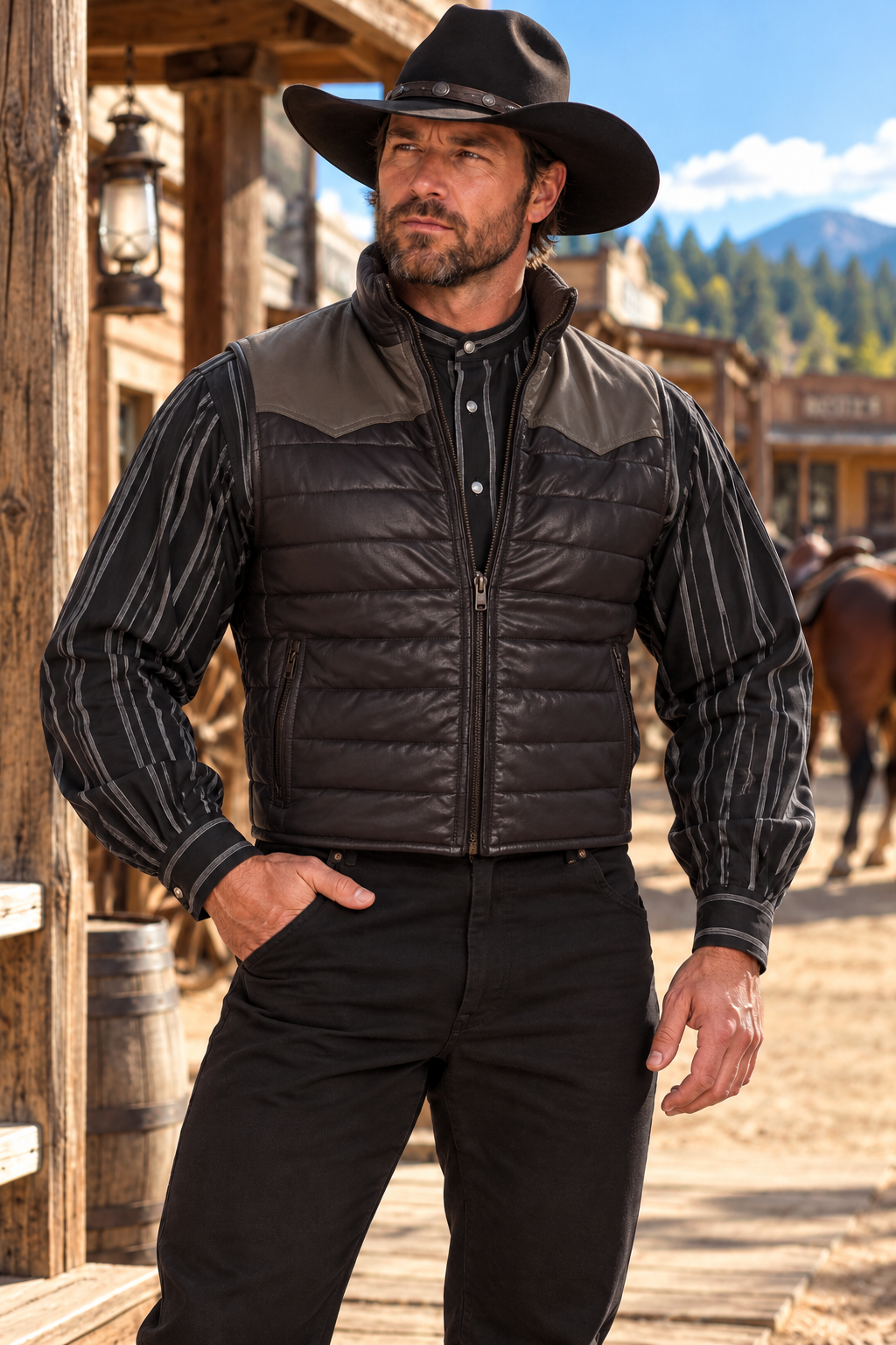 Iconic Historically Inspired Black Shirt