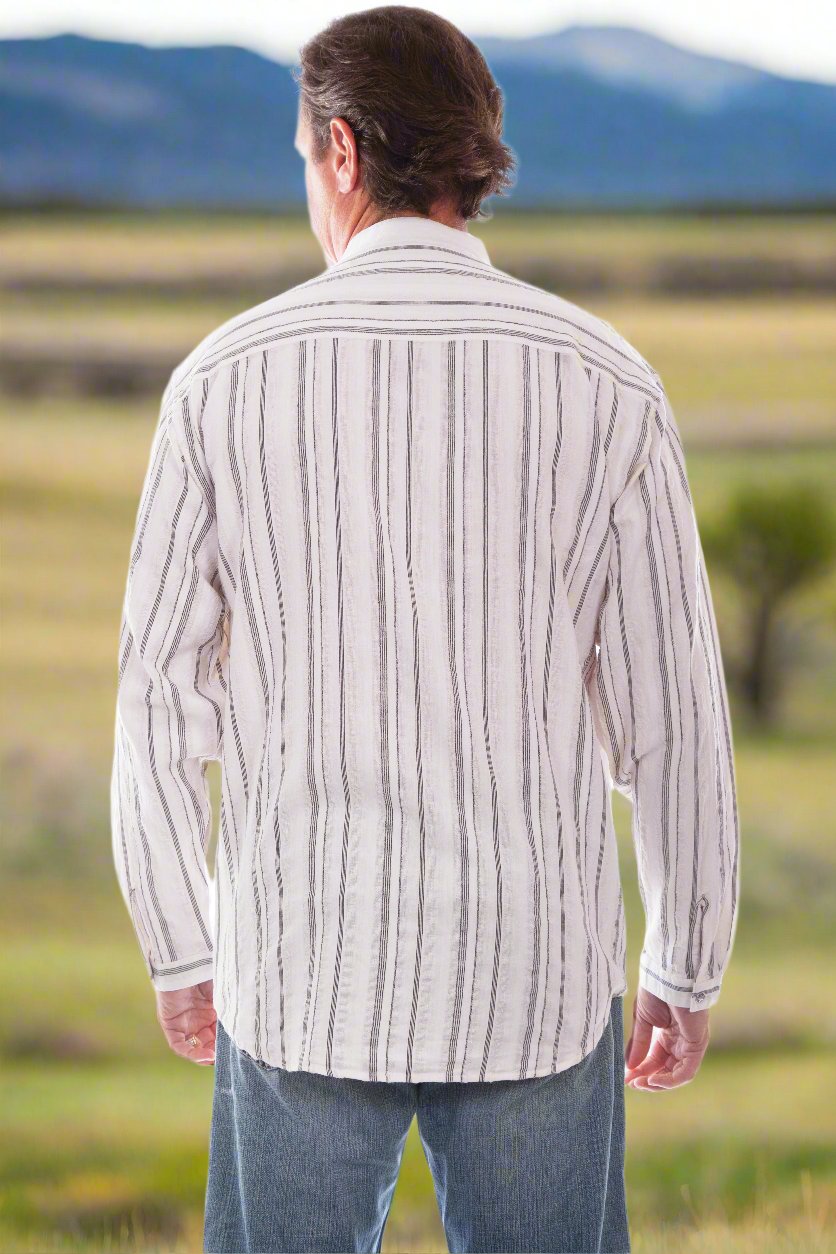 Iconic Historically Inspired White Shirt by Scully Rangewear in Size S, M, L, XL, 2X, 3X, or 4X