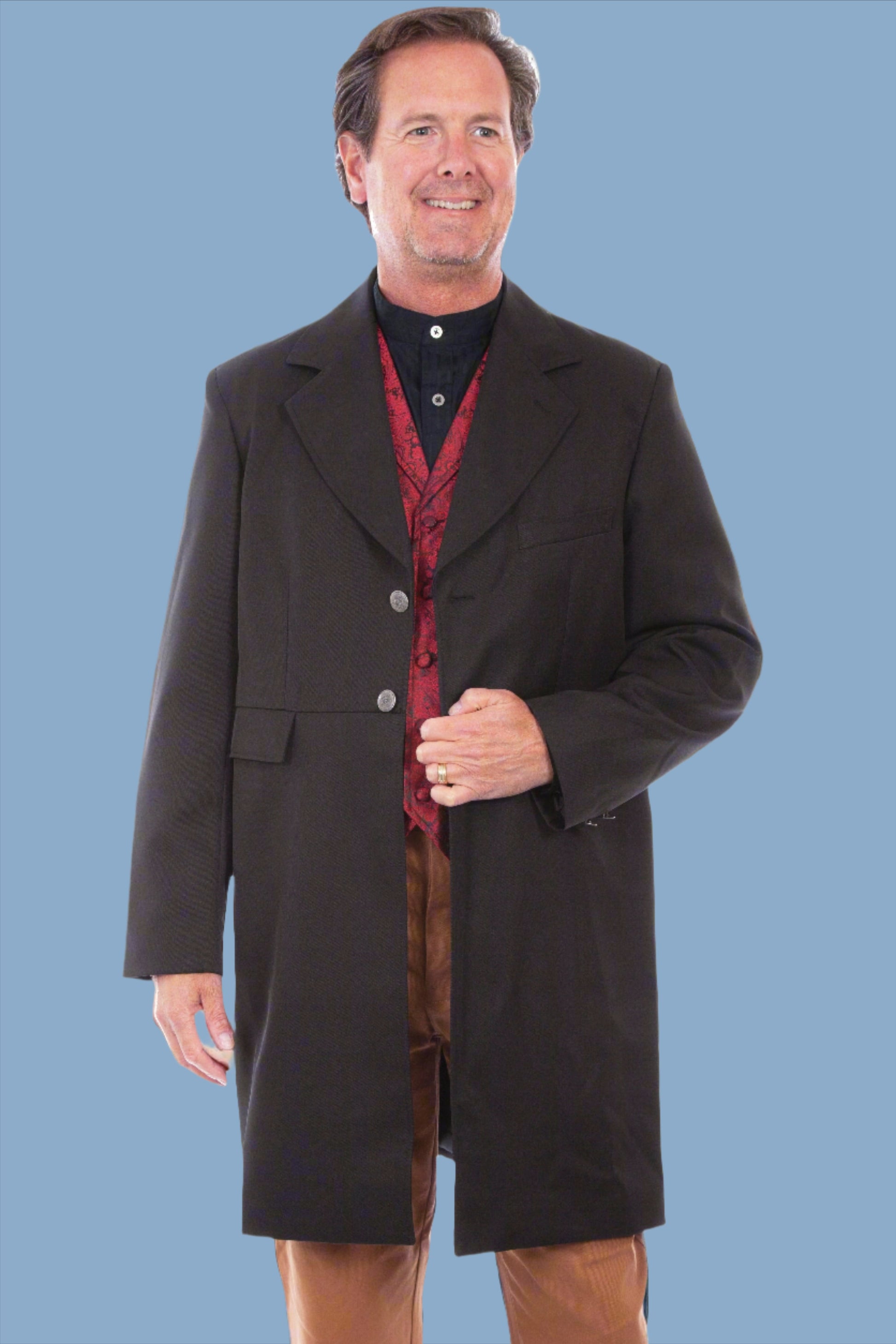 Old West Frock Coat by Scully Rangewear in Size 36, 38, 40, 42, 44, 46, 48, 50, 52, 54, or 56