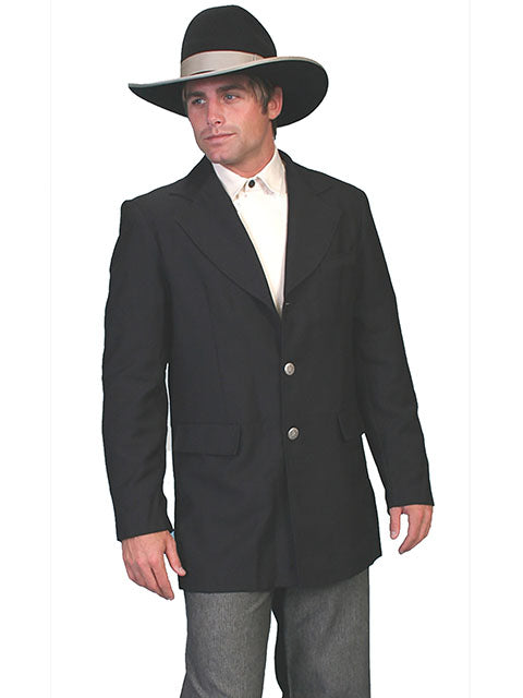 Traditional Old West Frock Coat by Scully Rangewear in Size 36, 38, 40, 42, 44, 46, 48, 50, 52, 54, or 56