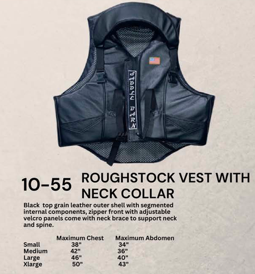 Bareback Riding Protective Vest with Neck Brace by Saddle Barn