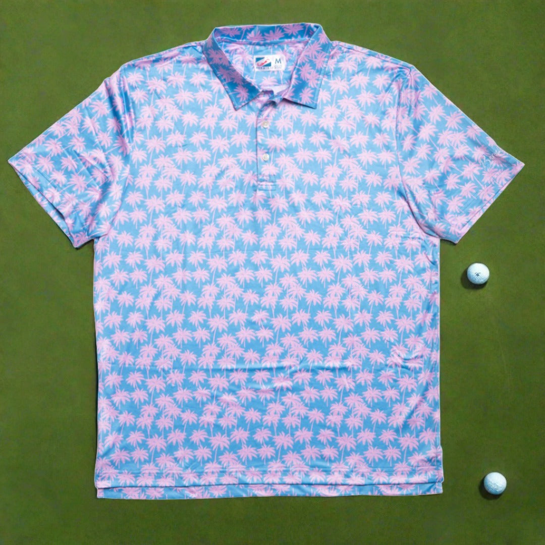 Tropical Performance Polo in Size S, M, L, XL, 2XL, 3XL